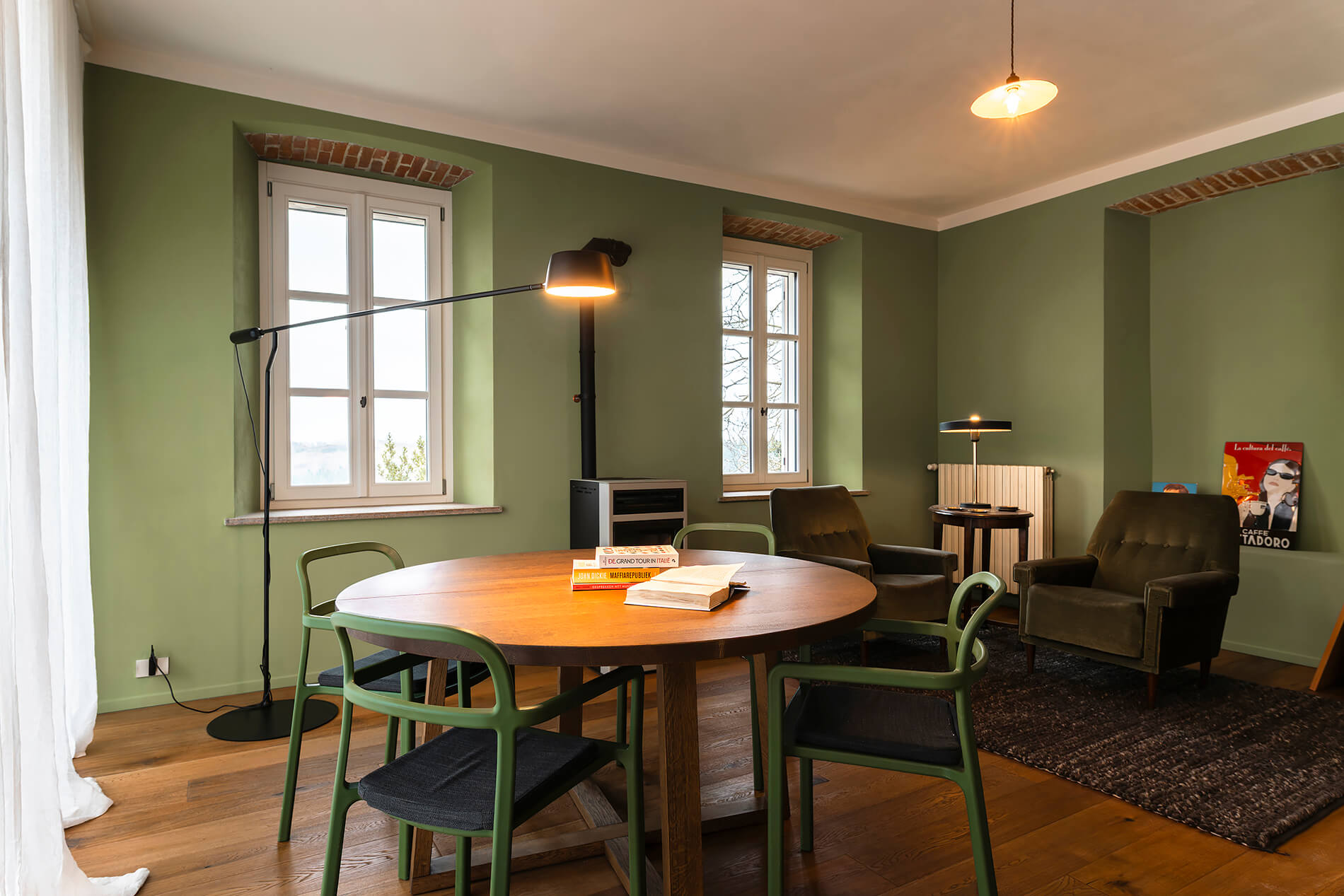 Zithoek in de salon